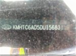 2013 Hyundai Veloster W/black Int Red vin: KMHTC6AD5DU156831