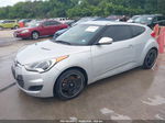 2013 Hyundai Veloster Base W/black Silver vin: KMHTC6AD5DU158210