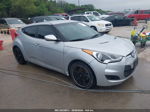 2013 Hyundai Veloster Base W/black Silver vin: KMHTC6AD5DU158210