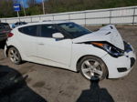 2013 Hyundai Veloster  White vin: KMHTC6AD5DU167702