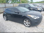 2013 Hyundai Veloster Base W/gray Black vin: KMHTC6AD5DU177887