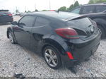 2013 Hyundai Veloster Base W/gray Black vin: KMHTC6AD5DU177887