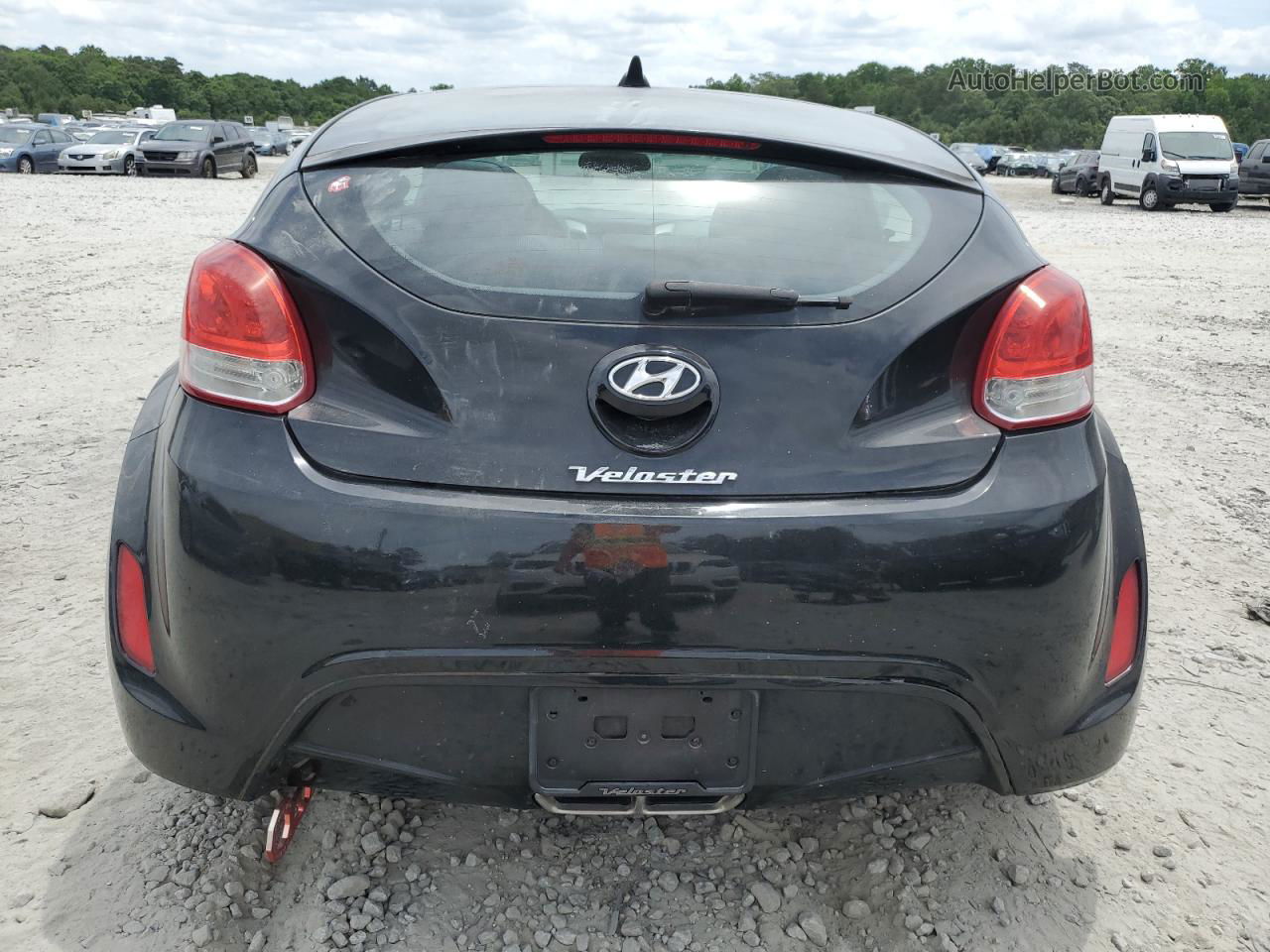 2013 Hyundai Veloster  Black vin: KMHTC6AD6DU095327