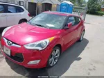 2013 Hyundai Veloster Base W/black Red vin: KMHTC6AD6DU095828