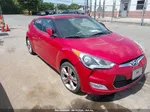 2013 Hyundai Veloster Base W/black Red vin: KMHTC6AD6DU095828