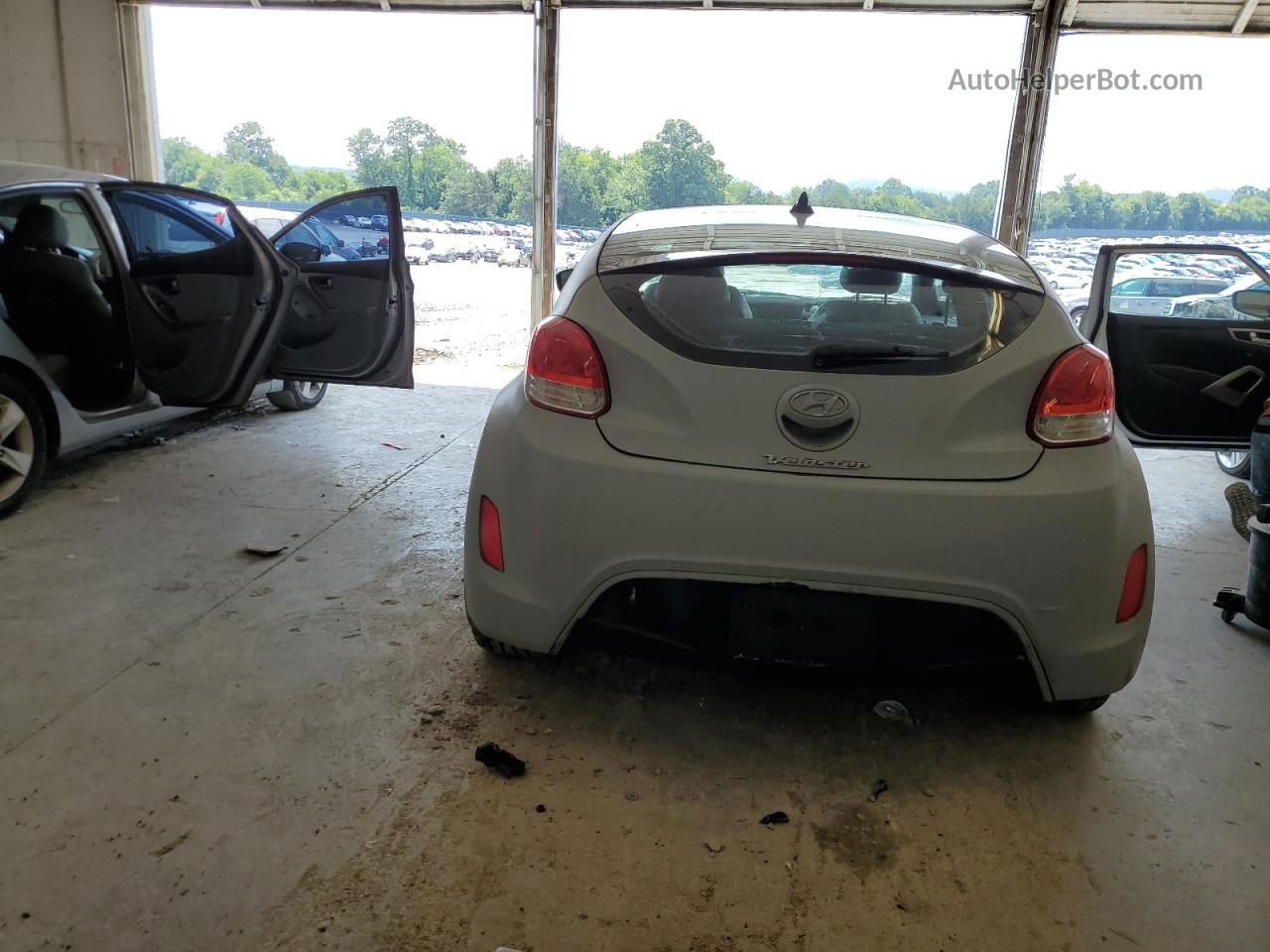 2013 Hyundai Veloster  Серый vin: KMHTC6AD6DU099667