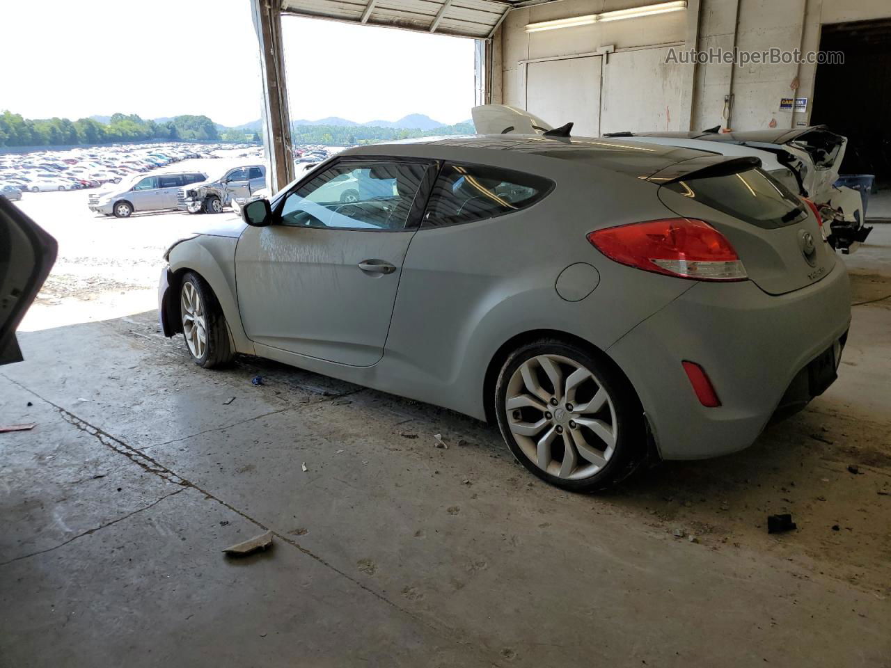 2013 Hyundai Veloster  Gray vin: KMHTC6AD6DU099667