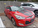 2013 Hyundai Veloster Base W/black Red vin: KMHTC6AD6DU100431