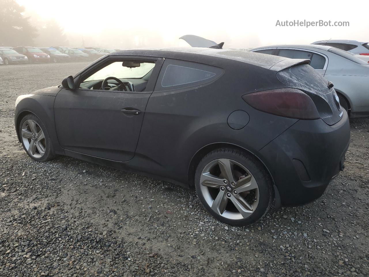 2013 Hyundai Veloster  Black vin: KMHTC6AD6DU136281