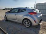 2013 Hyundai Veloster  Silver vin: KMHTC6AD6DU178045