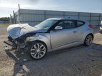 2013 Hyundai Veloster  Silver vin: KMHTC6AD6DU178045