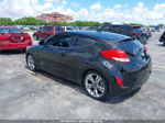 2013 Hyundai Veloster Base W/gray Black vin: KMHTC6AD7DU085437