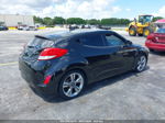 2013 Hyundai Veloster Base W/gray Black vin: KMHTC6AD7DU085437