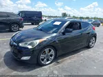 2013 Hyundai Veloster Base W/gray Black vin: KMHTC6AD7DU085437