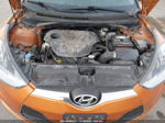 2013 Hyundai Veloster Base W/black Orange vin: KMHTC6AD7DU096664