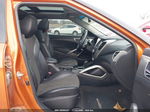 2013 Hyundai Veloster Base W/black Orange vin: KMHTC6AD7DU096664