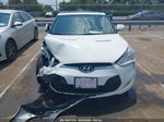 2013 Hyundai Veloster Base W/gray White vin: KMHTC6AD7DU097202