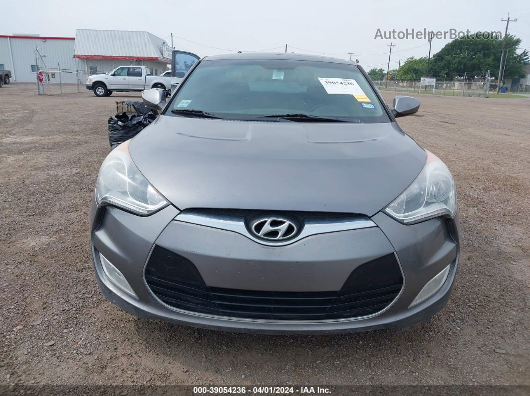 2013 Hyundai Veloster Base W/black Серый vin: KMHTC6AD7DU106089