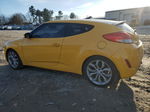 2013 Hyundai Veloster Yellow vin: KMHTC6AD7DU106156