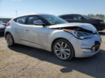 2013 Hyundai Veloster  Silver vin: KMHTC6AD7DU123748