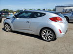 2013 Hyundai Veloster  Silver vin: KMHTC6AD7DU123748