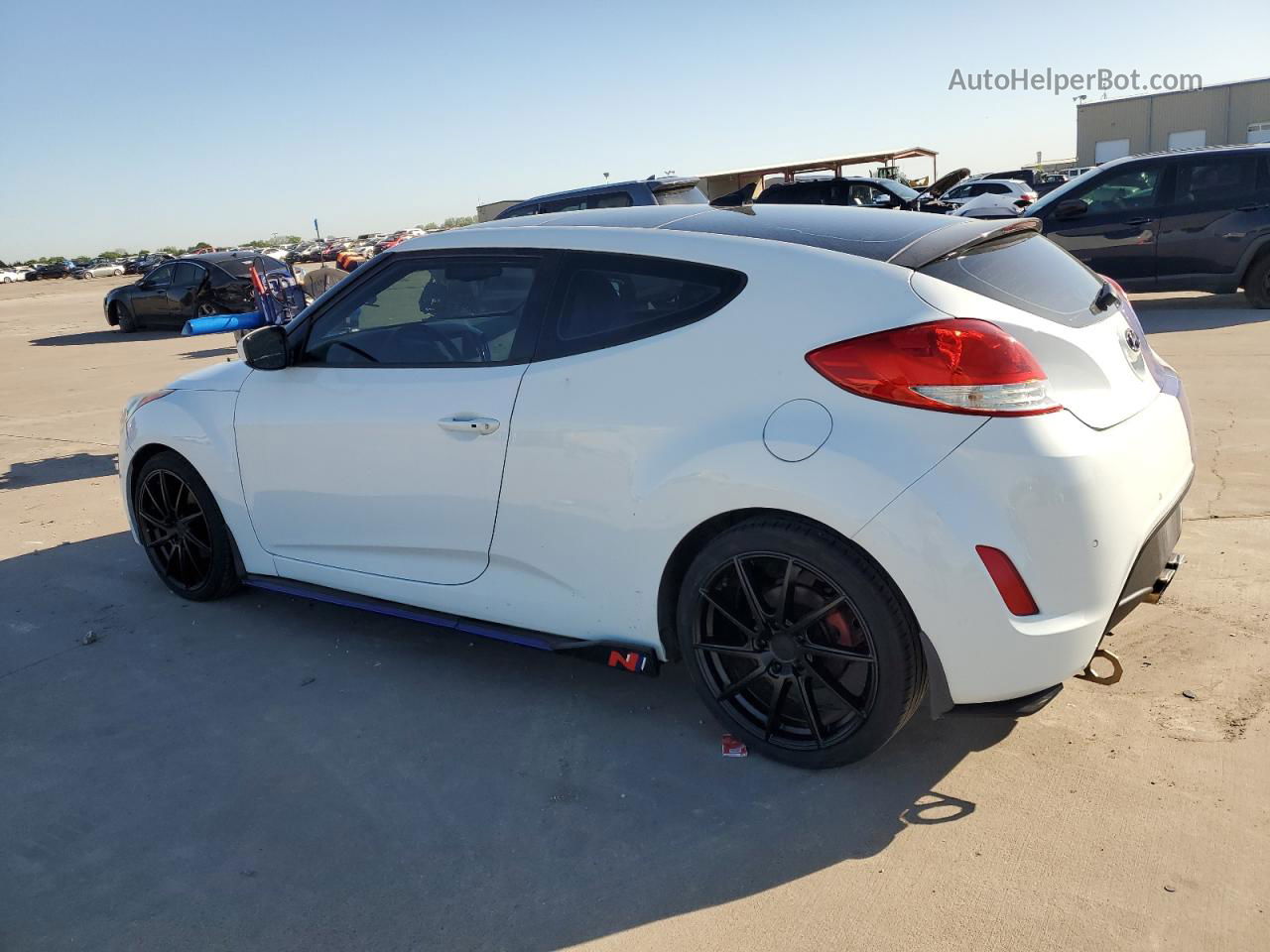 2013 Hyundai Veloster  Белый vin: KMHTC6AD7DU123989