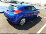 2013 Hyundai Veloster Base W/black Blue vin: KMHTC6AD7DU128352