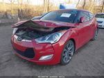 2013 Hyundai Veloster   Red vin: KMHTC6AD7DU133065