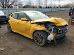 2013 Hyundai Veloster  Yellow vin: KMHTC6AD7DU142431