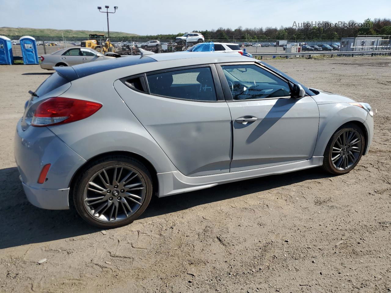 2013 Hyundai Veloster  Серый vin: KMHTC6AD7DU157656