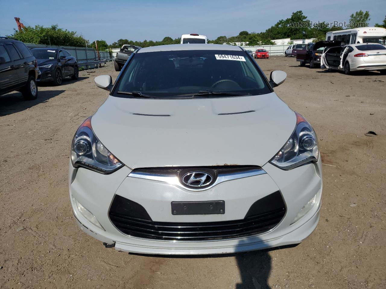 2013 Hyundai Veloster  Gray vin: KMHTC6AD7DU157656