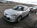 2013 Hyundai Veloster Base W/black Серебряный vin: KMHTC6AD7DU158225