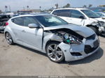 2013 Hyundai Veloster Base W/black Silver vin: KMHTC6AD7DU159312