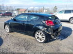 2013 Hyundai Veloster Base W/gray Black vin: KMHTC6AD7DU177521