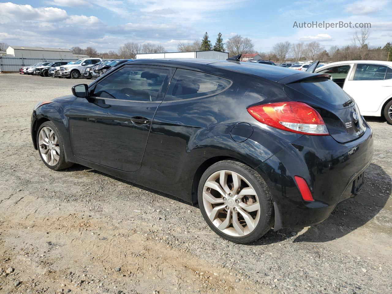 2013 Hyundai Veloster  Черный vin: KMHTC6AD8DU089111