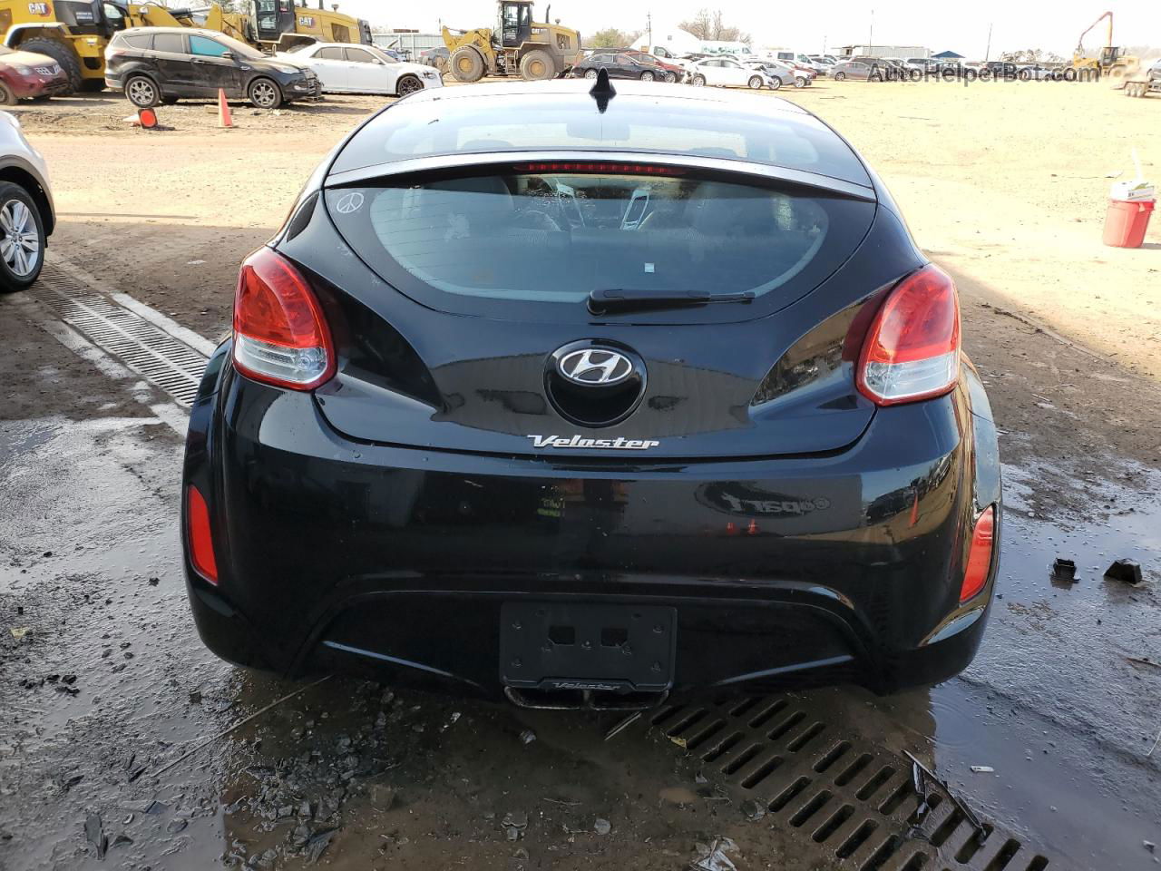 2013 Hyundai Veloster  Черный vin: KMHTC6AD8DU120924