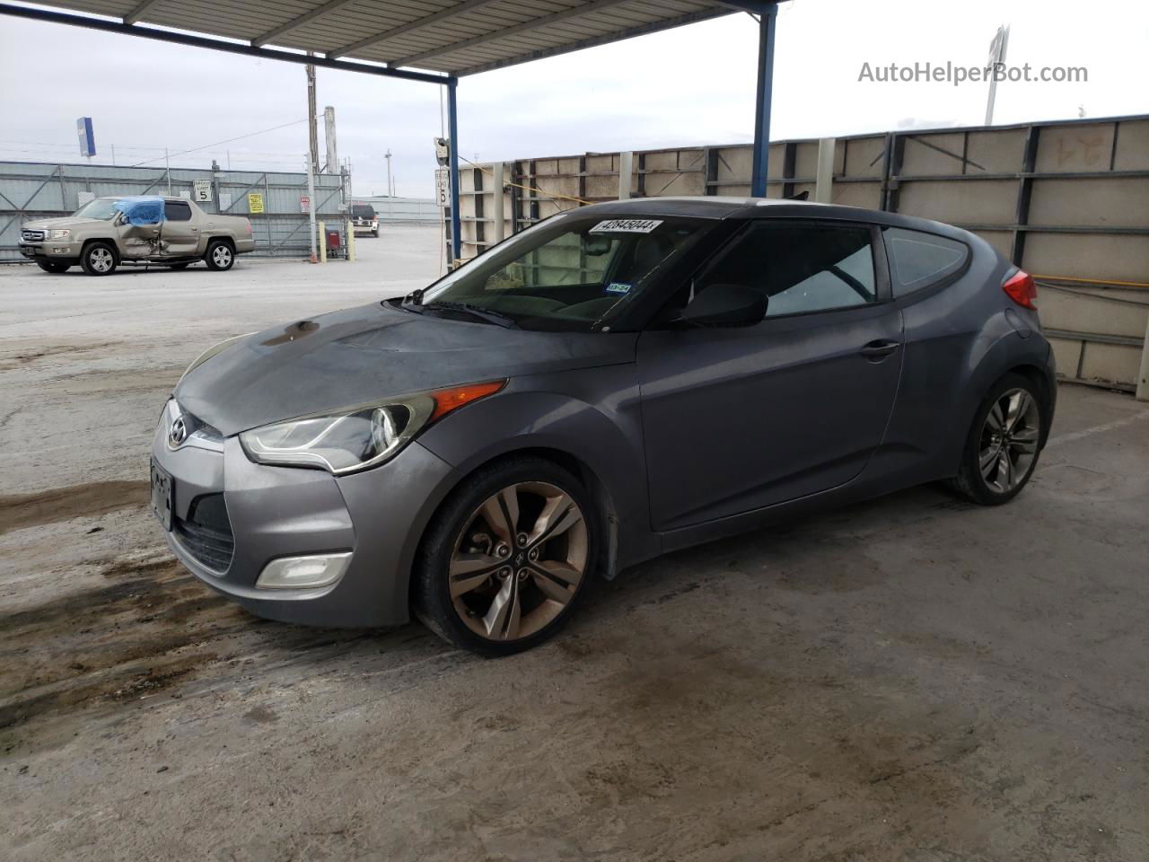 2013 Hyundai Veloster  Gray vin: KMHTC6AD8DU124729