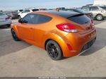 2013 Hyundai Veloster Base W/black Orange vin: KMHTC6AD8DU127260