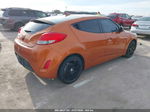 2013 Hyundai Veloster Base W/black Orange vin: KMHTC6AD8DU127260