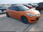 2013 Hyundai Veloster Base W/black Orange vin: KMHTC6AD8DU127260