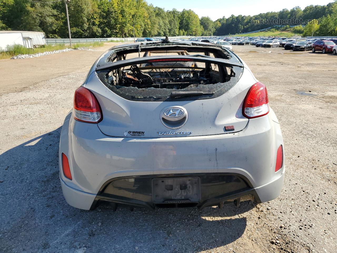 2013 Hyundai Veloster  Gray vin: KMHTC6AD8DU134371