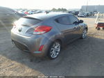 2013 Hyundai Veloster Base W/black Gray vin: KMHTC6AD8DU136962