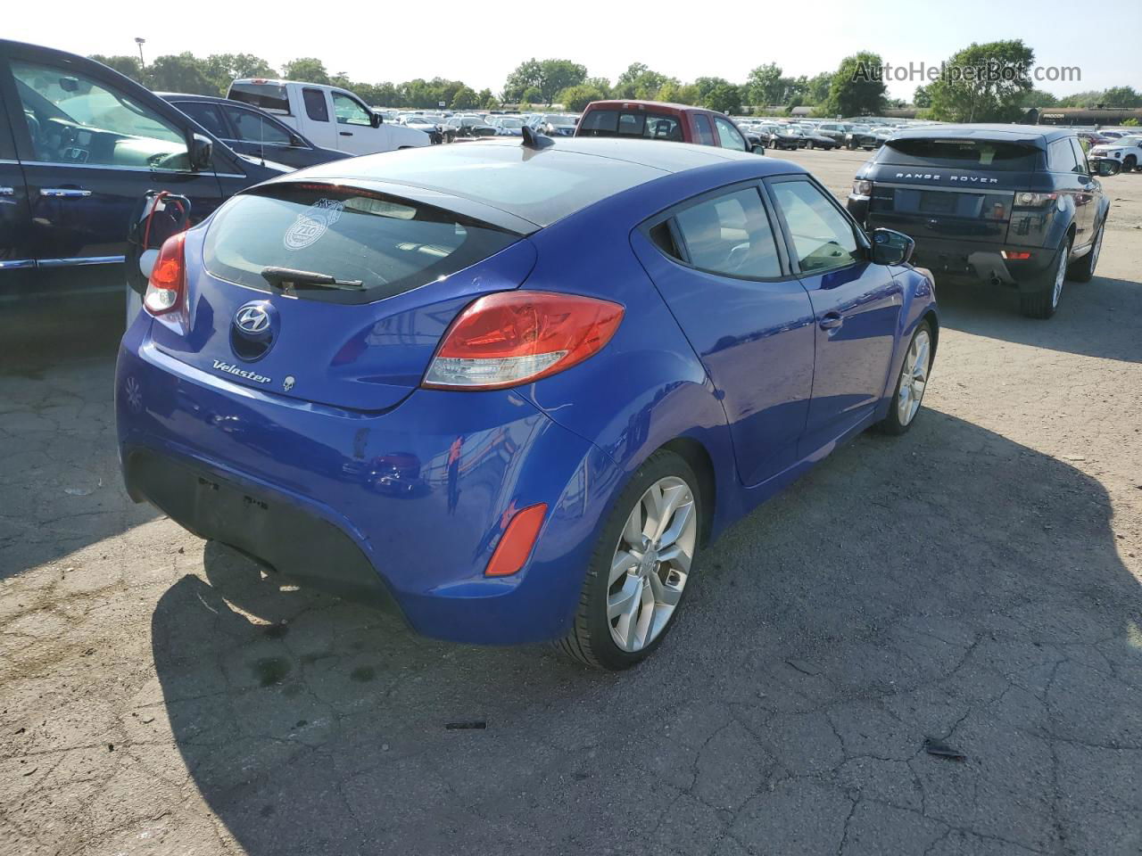 2013 Hyundai Veloster  Синий vin: KMHTC6AD8DU138257