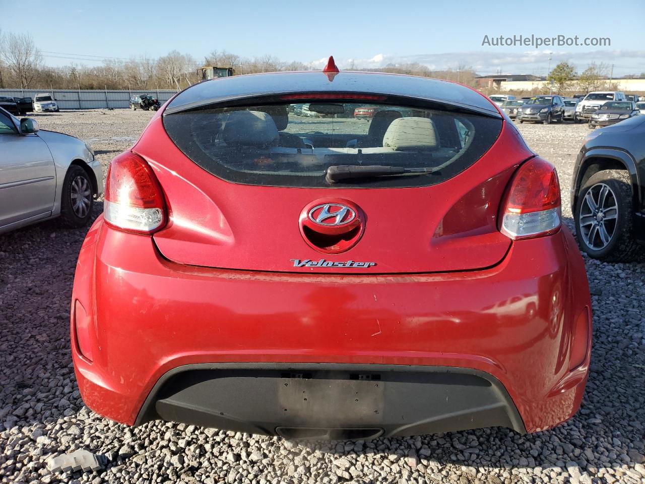 2013 Hyundai Veloster  Красный vin: KMHTC6AD8DU154720