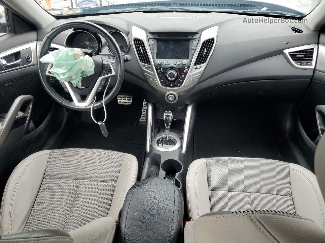 2013 Hyundai Veloster  Черный vin: KMHTC6AD8DU178984