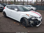 2013 Hyundai Veloster Base W/gray Белый vin: KMHTC6AD9DU101010