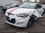 2013 Hyundai Veloster Base W/gray Белый vin: KMHTC6AD9DU101010