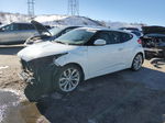 2013 Hyundai Veloster  White vin: KMHTC6AD9DU108443