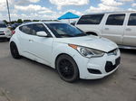 2013 Hyundai Veloster White vin: KMHTC6AD9DU117711