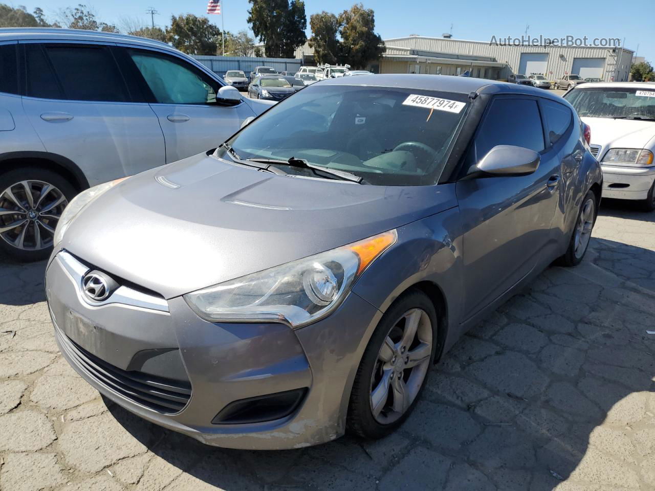 2013 Hyundai Veloster  Gray vin: KMHTC6AD9DU143936